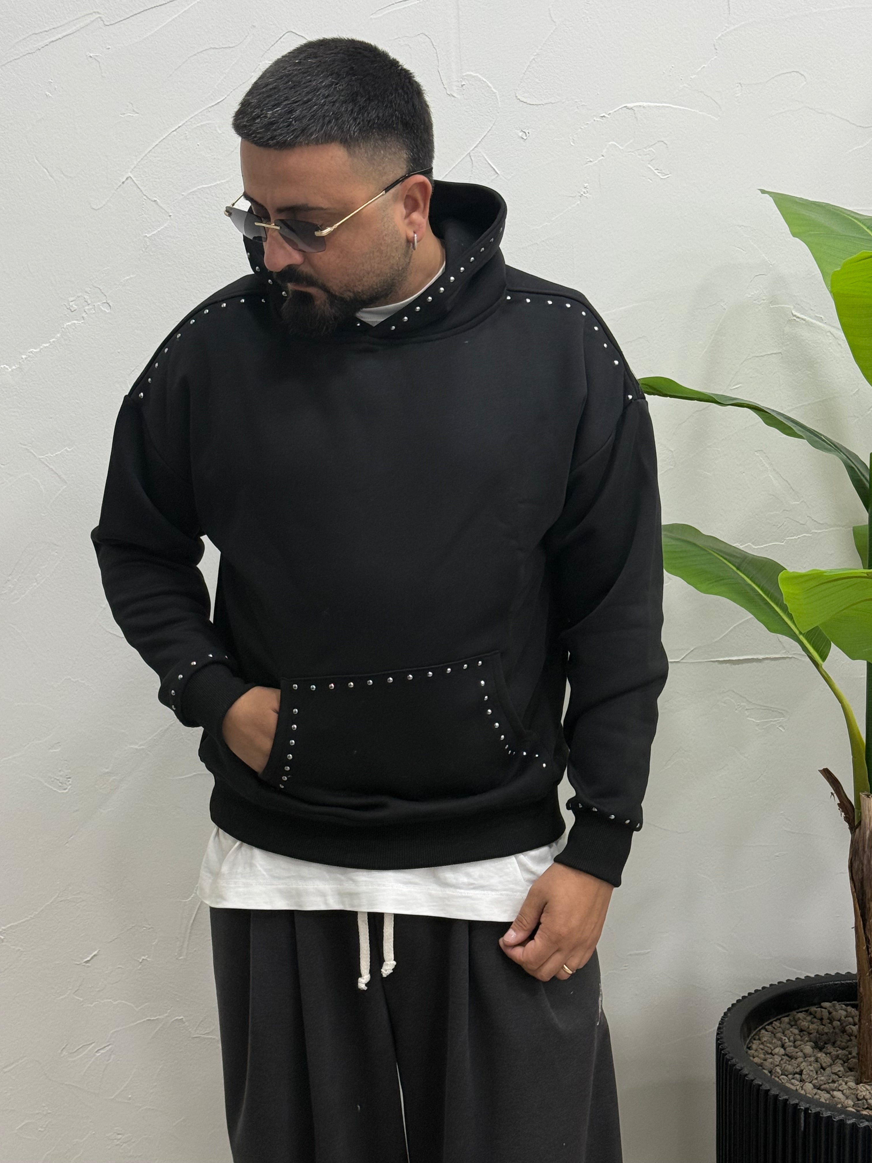 Felpa The brothers con borchie