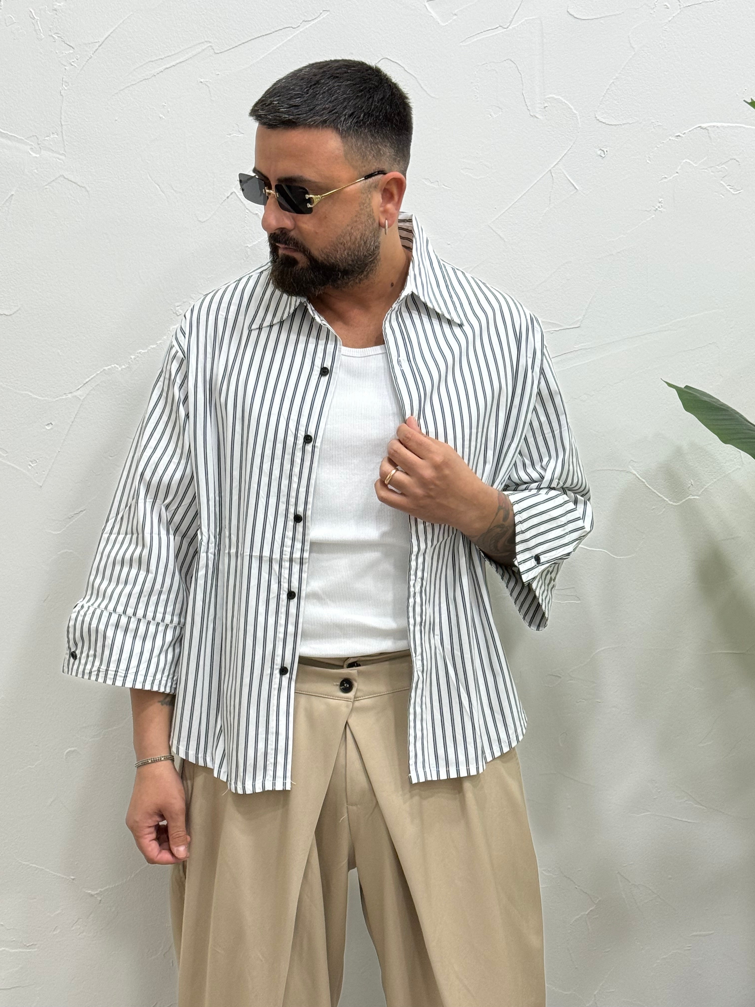 Camicia croped