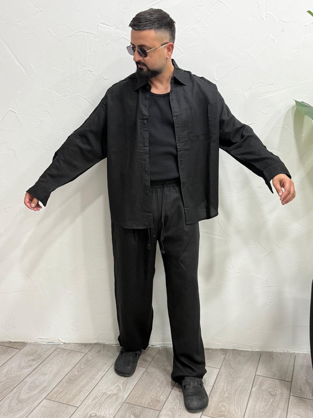 Coordinato di lino MYKNOS