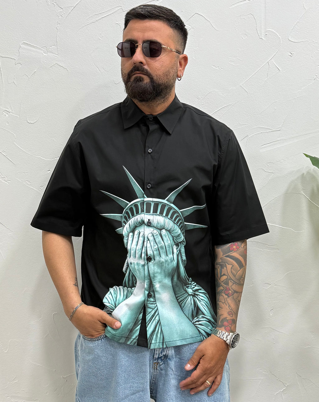 Camicia con stampa