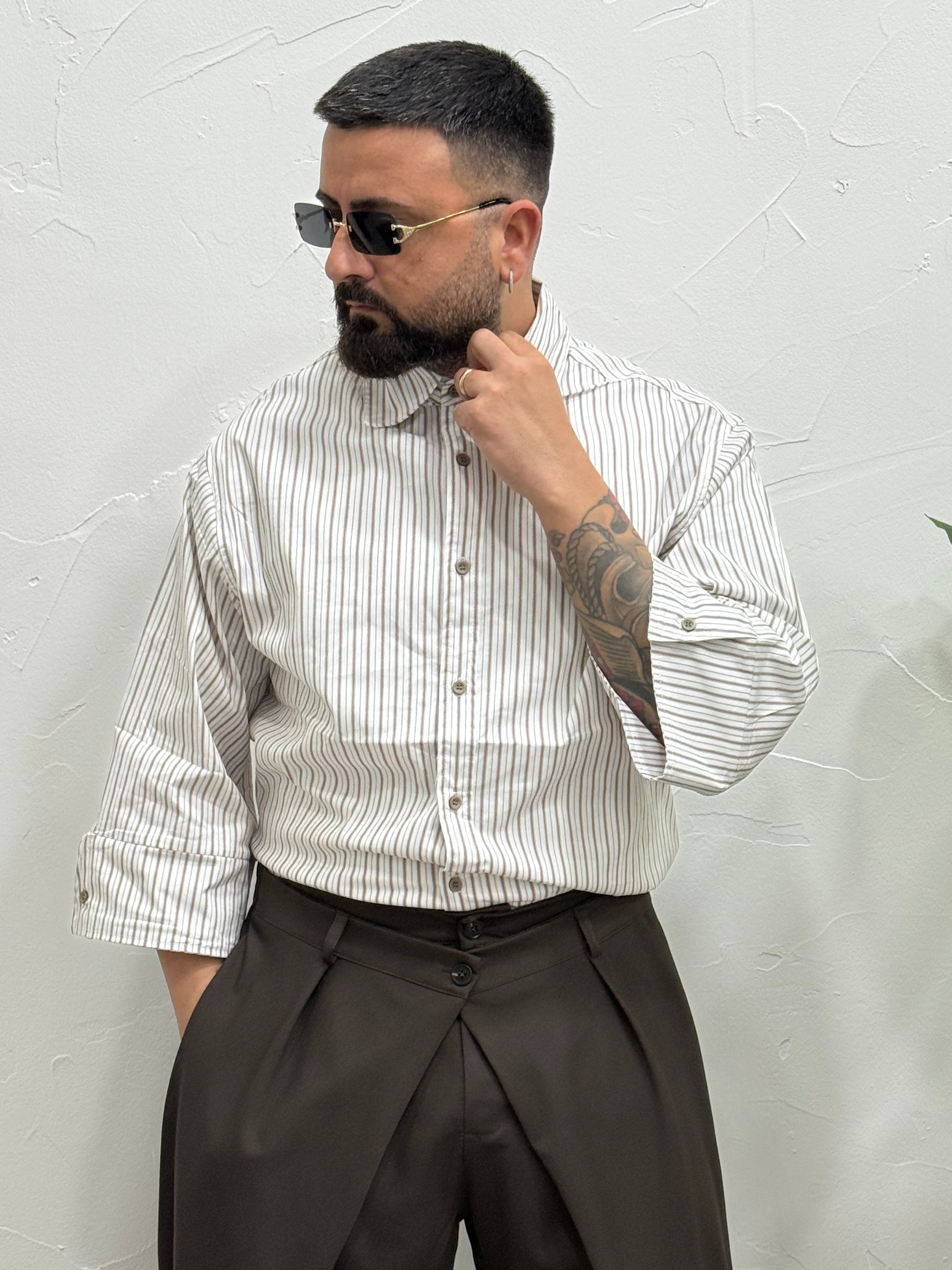 Camicia croped