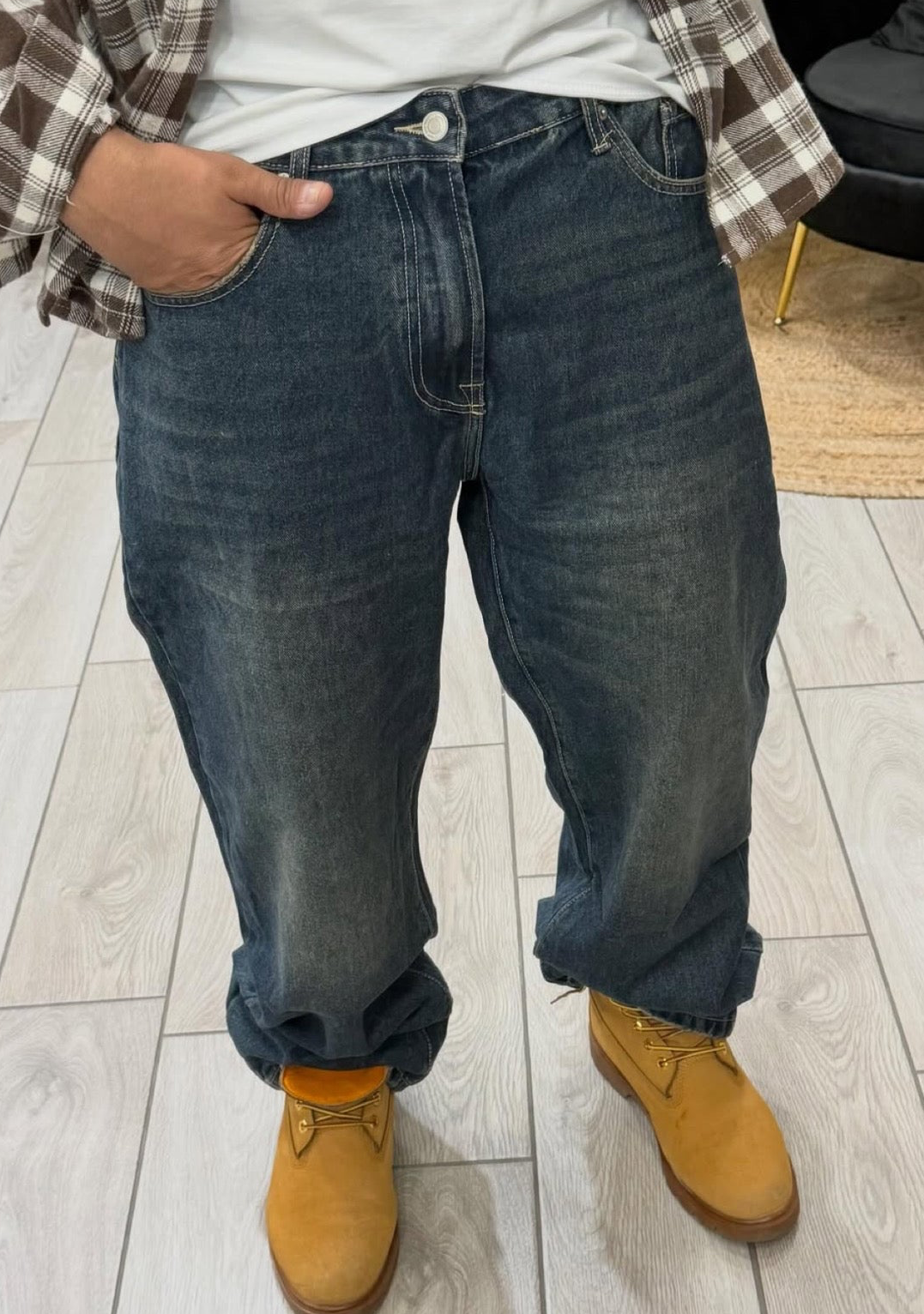 Jeans Baggy sabbiato