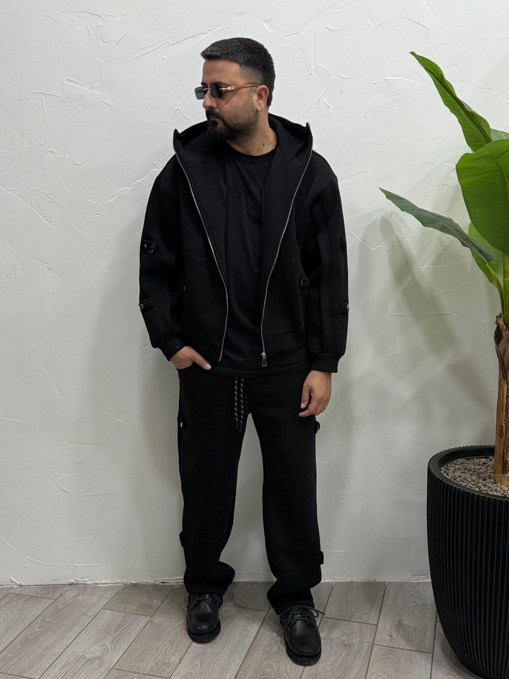 Tuta polycotton con ciappe