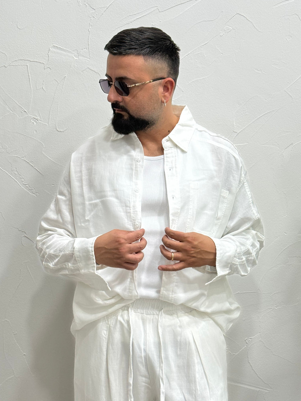 Coordinato di lino MYKNOS
