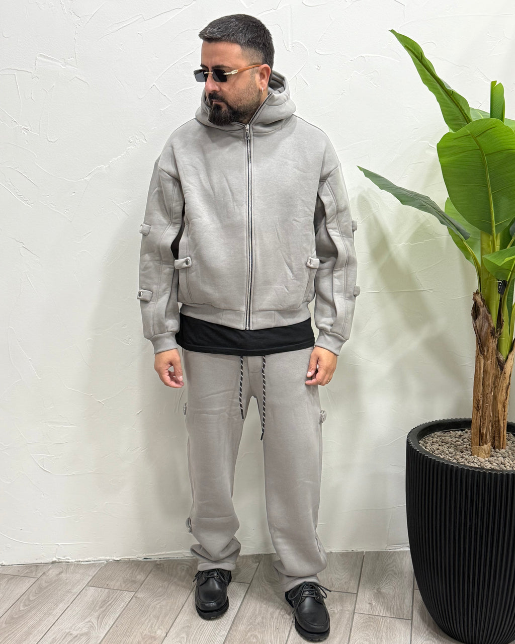 Tuta polycotton con ciappe