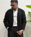 Cardigan con zip