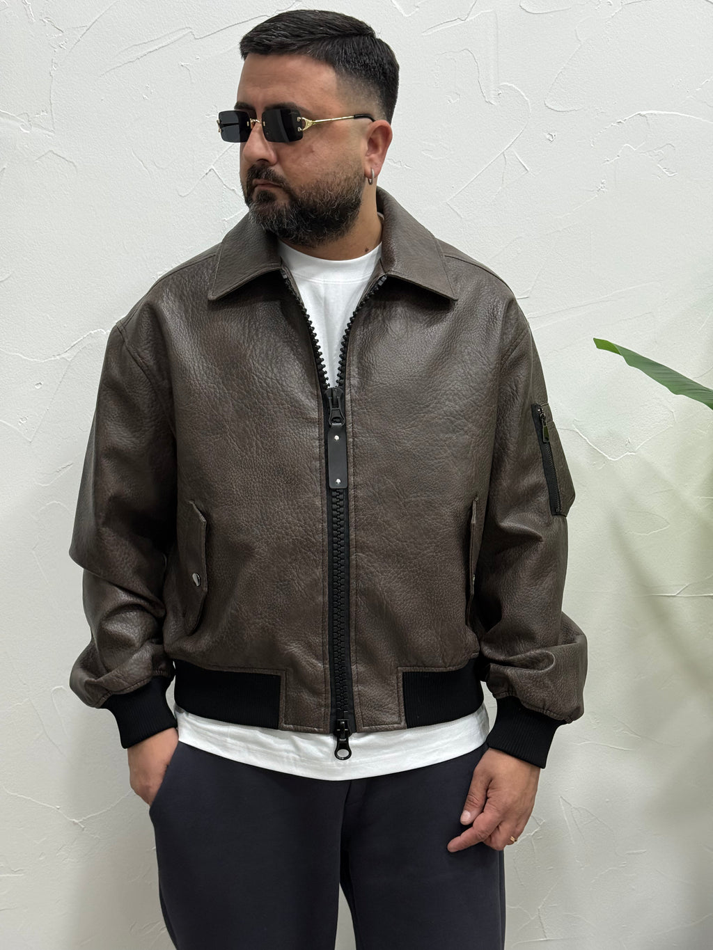 Leather Aviator
