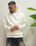Felpa basic bianca
