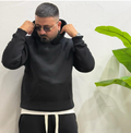 Felpa basic nera